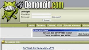 Demonoid.com screengrab