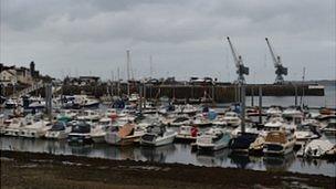 St Sampson's Harbour in Guernsey