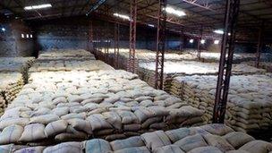 Grain warehouse in Madhya Pradesh