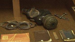 Items at Waterbeach military museum