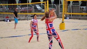 Brighton beach volleyball