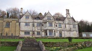 St Peter's Grange, home of the Prinknash Abbey monks