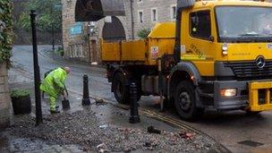 Flooding in Hebden Bridge