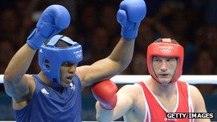 Anthony Joshua and Roberto Cammarelle