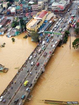 Flooding, Manila (Image: Reuters)
