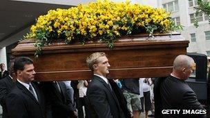 Marvin Hamlisch's funeral