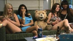 A scene from the Universal Pictures film Ted