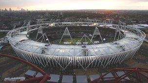 Olympics Stadium in London