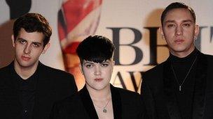 The xx at the 2011 Brit Awards