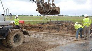 Work taking place at Guernsey Airport