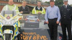 'Stay alert, stay alive' road safety campaign