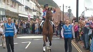 Mary King on Imperial Cavalier in Sidmouth