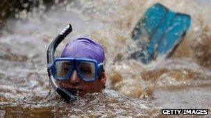 Bog-snorkelling