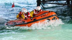 Eastbourne inshore lifeboat