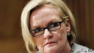 Senator Claire McCaskill file picture