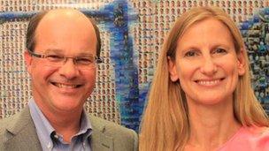 Frederico Curado and Ines Kolmsee