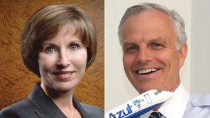 Kathleen Taylor and David Neeleman