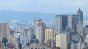 Sao Paulo skyline