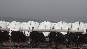 Solar power plant, India