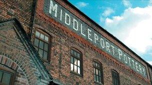 Middleport Pottery factory