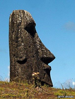 Statue on Easter Island