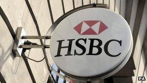 HSBC sign