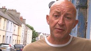 Keith Ellis is the only resident living on his side of the street