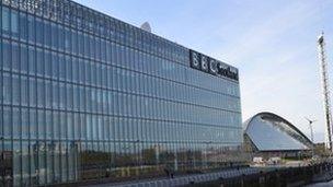 BBC Scotland at Pacific Quay in Glasgow