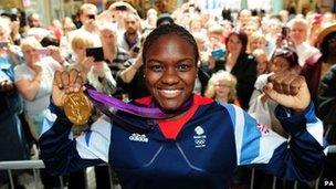 Nicola Adams in Leeds