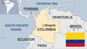 Map of Colombia