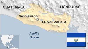 Map of El Salvador