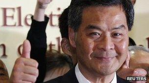 File photo: Hong Kong Chief Executive CY Leung