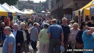 Market Drayton street market