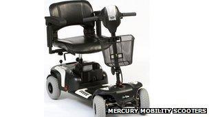 Mercury Prism Sport scooter (image courtesy of Mercury)