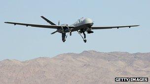 Reaper drone aircraft