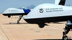 US Customs and Border Patrol drones