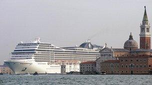 MSC Magnifica in Venice