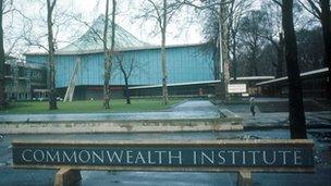 The old Commonwealth Institute building in London, as it was before it was closed down in 2004 (file picture)