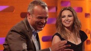 Graham Norton and Charlotte Church