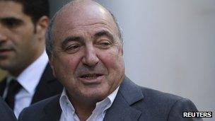 Boris Berezovsky arrives at London High Court - 31 August 2012