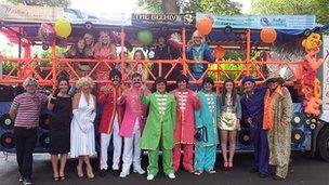 Preston Guild procession float