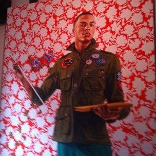 Painting by Kehinde Wiley