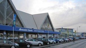 Arnold Clark dealership in Inverness