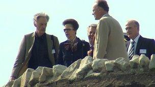 Princess Royal opens Northumberlandia