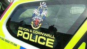 Devon and Cornwall Police car