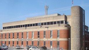 South Yorkshire Police headquarters at Snig Hill in Sheffield