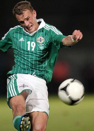 Dean Shiels of Northern Ireland