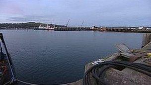 Falmouth docks and harbour