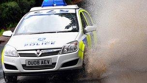 Thames Valley Police car