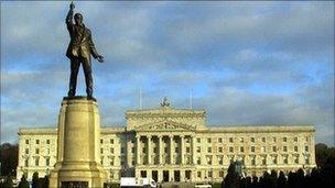 Stormont politicians have been criticised for their handling of the violence